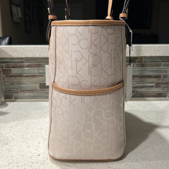 New Calvin Klein Monogram Tote - Picture 4 of 14